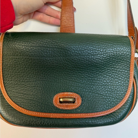 Dooney & Bourke Green and Brown Crossbody Bag - Picture 5 of 13